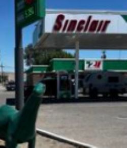 Sinclair Gas Station Fueling Island 