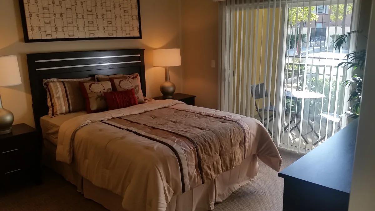 Bedroom at Tesoro Senior Apartments