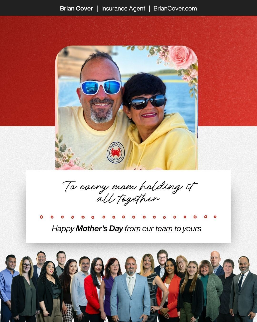Mother’s Day is a chance to recognize everything moms do to keep life moving. It’s also a good time to revisit your policies and make sure everything still fits. Stop by or give us a call if you’d like to review things together.