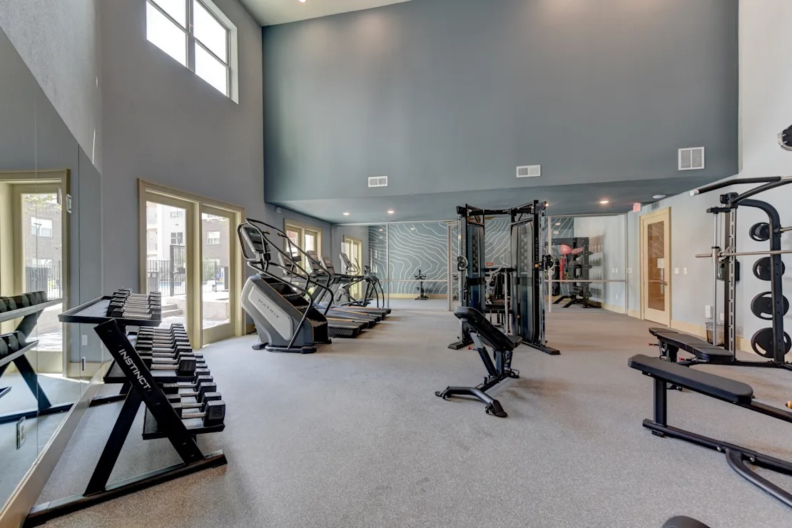 24-Hour Fitness Center with Spin Room 