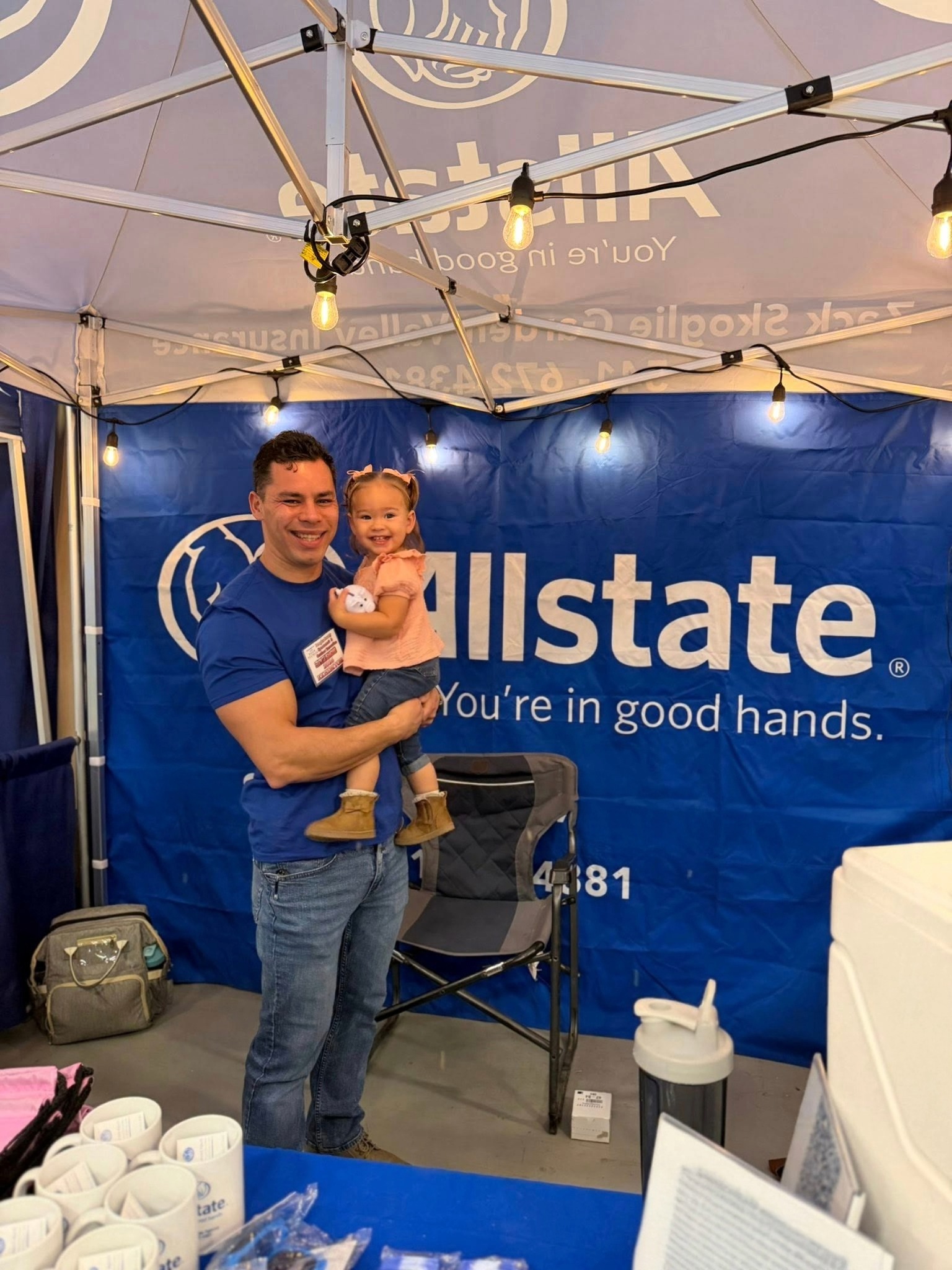 Zack and Eve at the Sportsmans show!