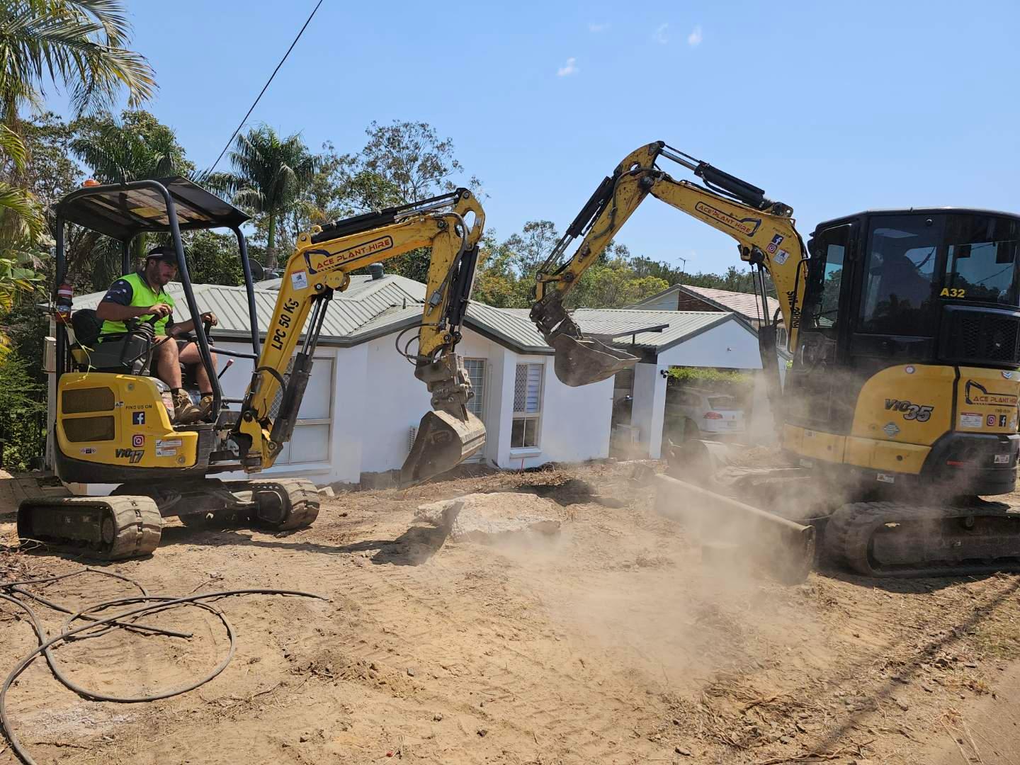 Images Ace Plant Hire | Earthmoving Brisbane
