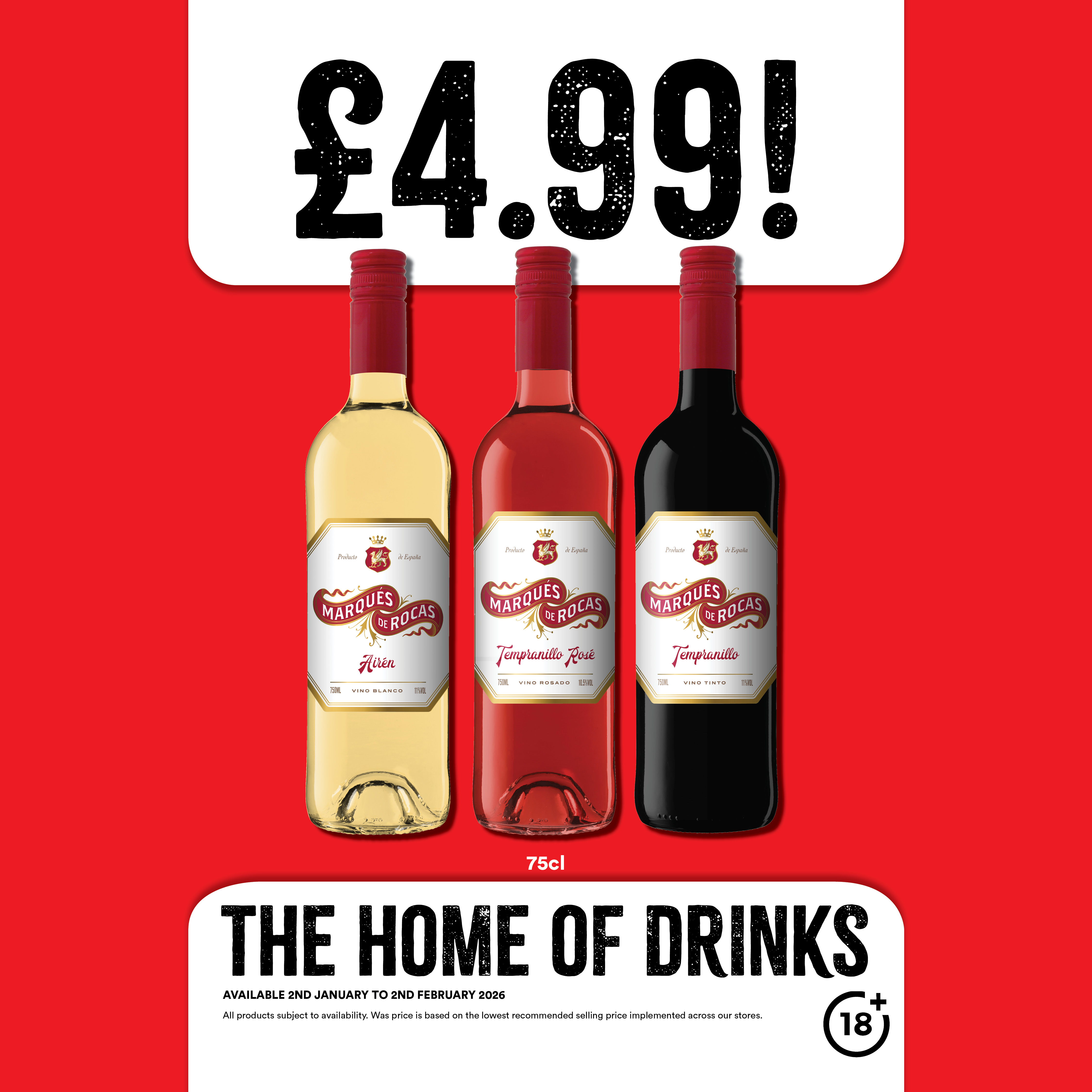 Exclusive to us Wines