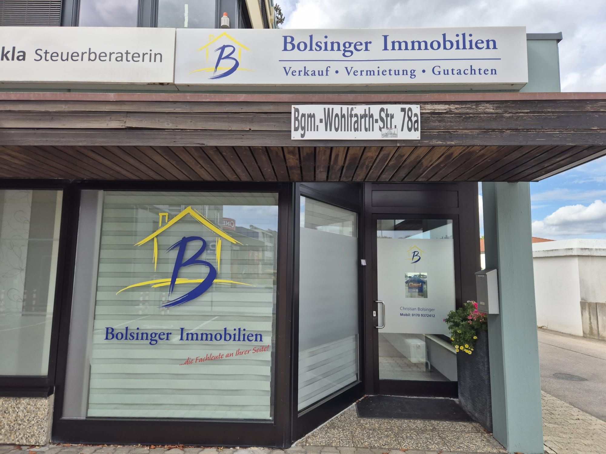 Bolsinger Immobilien Verkauf / Vermietung / Gutachten, Bürgermeister-Wohlfarth-Str. 78A in Königsbrunn