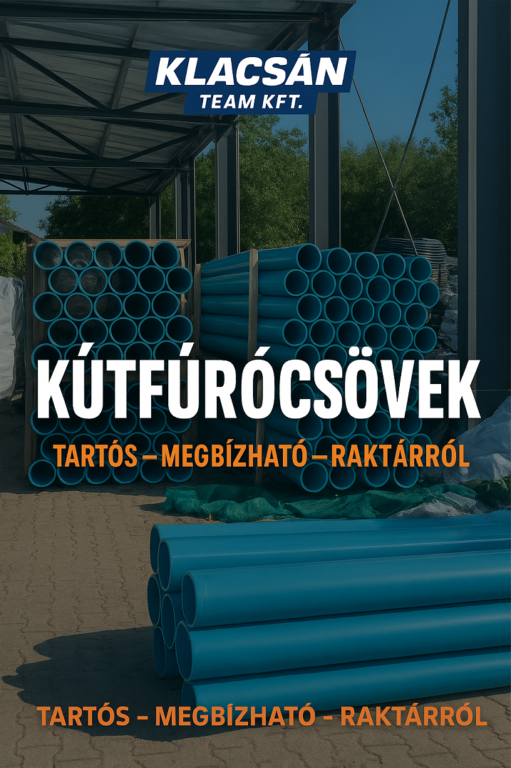 Images Ablakpárkány-könyöklő, kútfúró cső, gégecső KLACSÁN TEAM Kft.