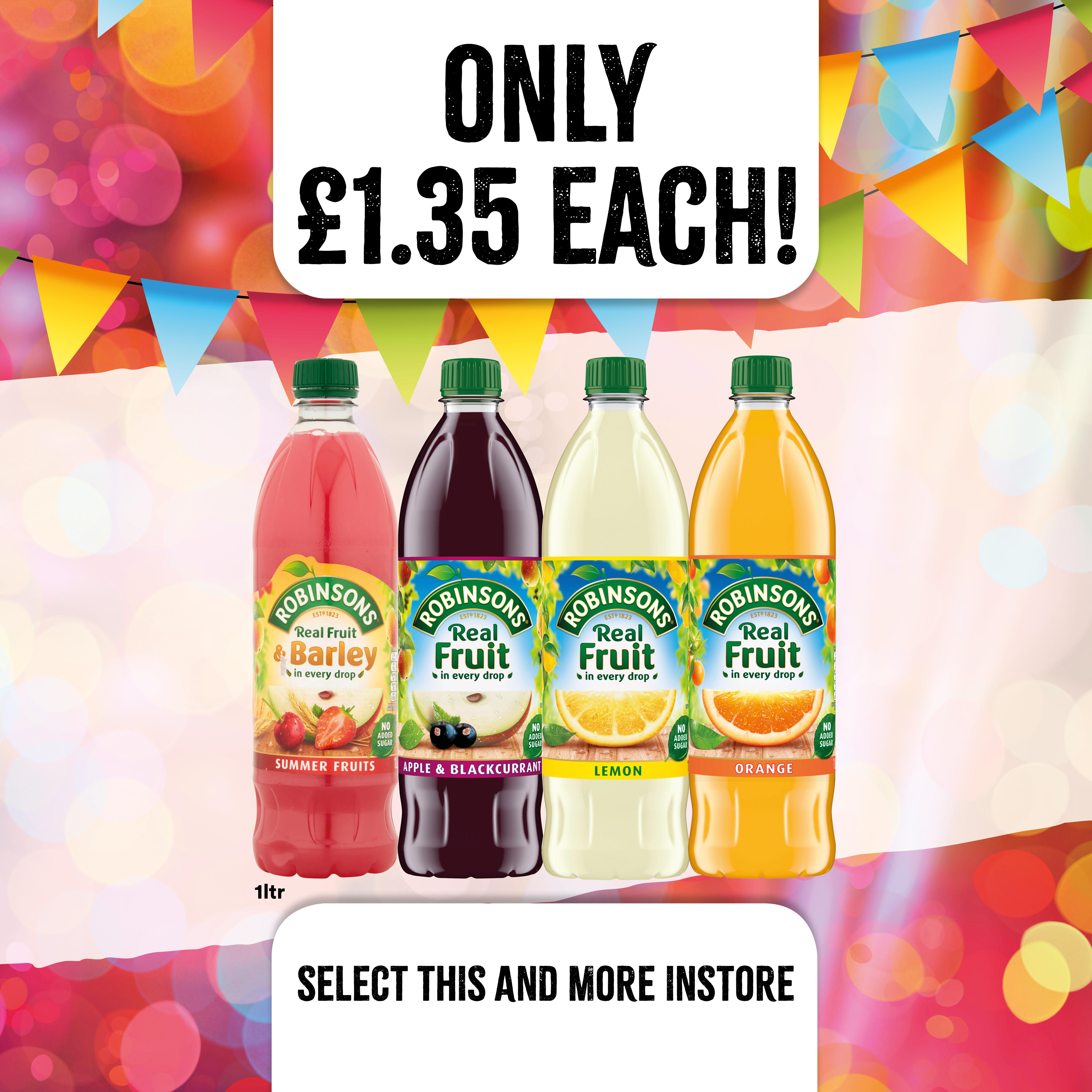 robinsons cordial only 1.35 at select convenience Bargain Booze Select Convenience Brentwood 01277 374893