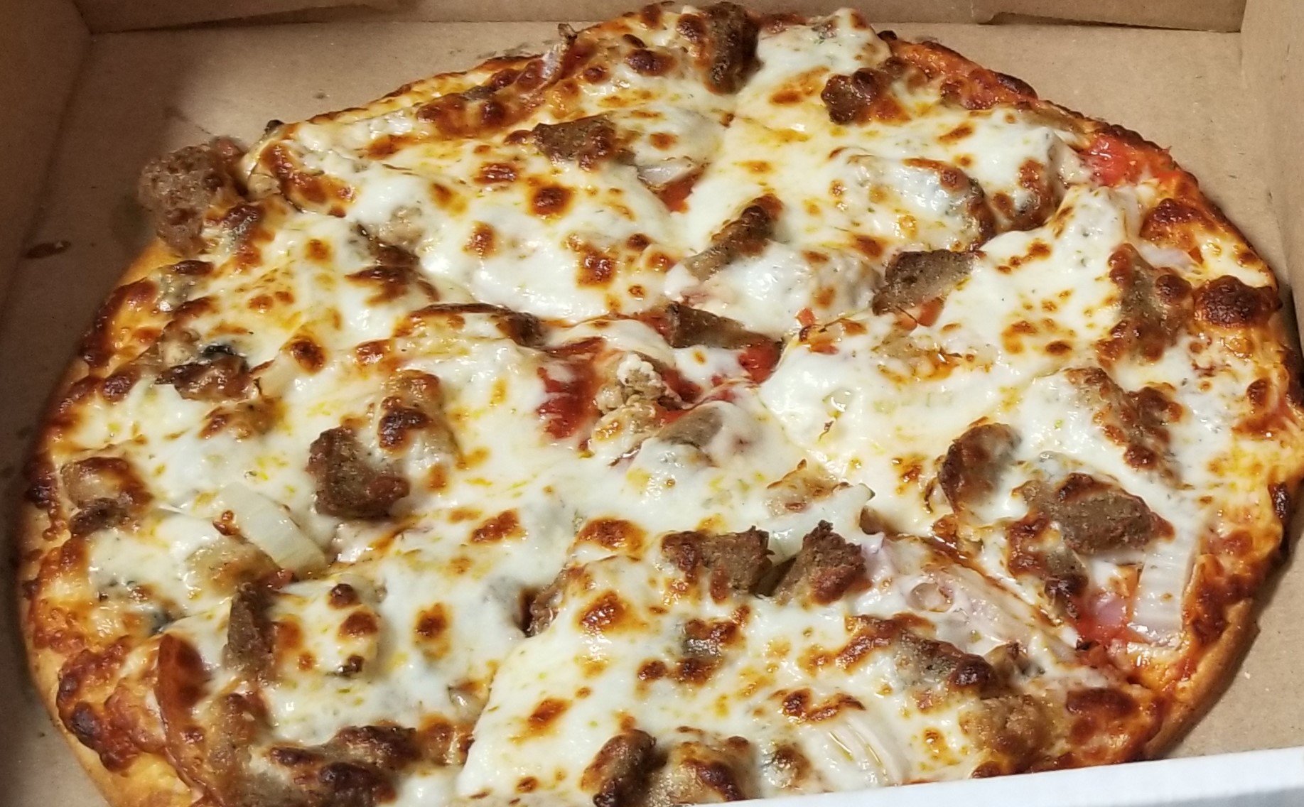 Specialty Italian Meatball Pizza!