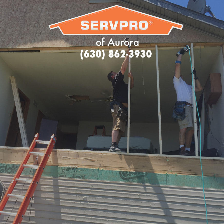 If your home or business suffers from storm damage, our SERVPRO of Aurora team is always here to help.