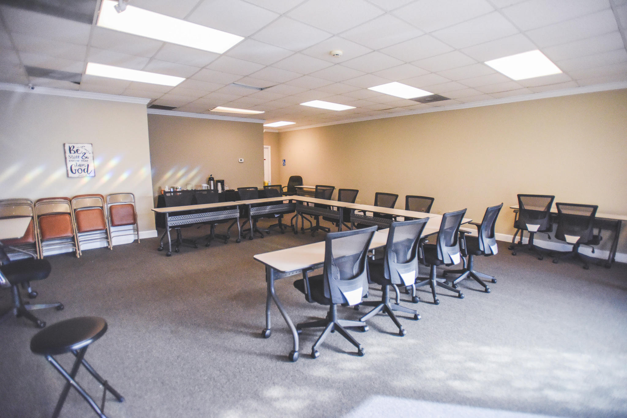 Meeting rooms are for rent at Harvest Coffee