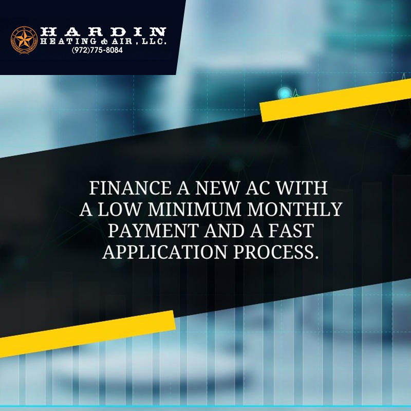 Call Hardin Heating & Air to learn more about our Financing Options in Midlothian, TX