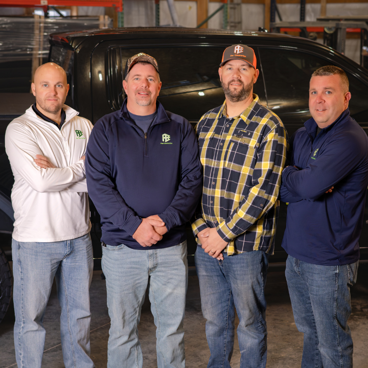 The Fee Construction LLC team in Evansville, IN — experienced, reliable, and ready to tackle your next kitchen remodel, bathroom renovation, new construction, or roofing project. Serving Evansville and the tri-state area, Fee Construction is the team homeowners and commercial clients trust to get it done right and on schedule. Call (812) 626-1013 or visit feeconstruction.com.