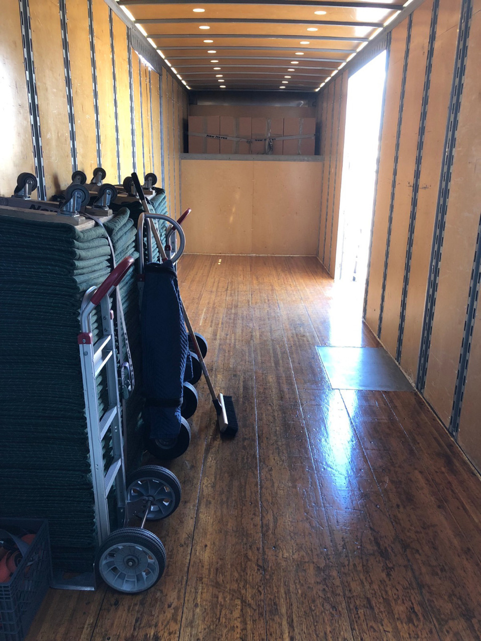 Our Moving Trucks are always clean and equipped.