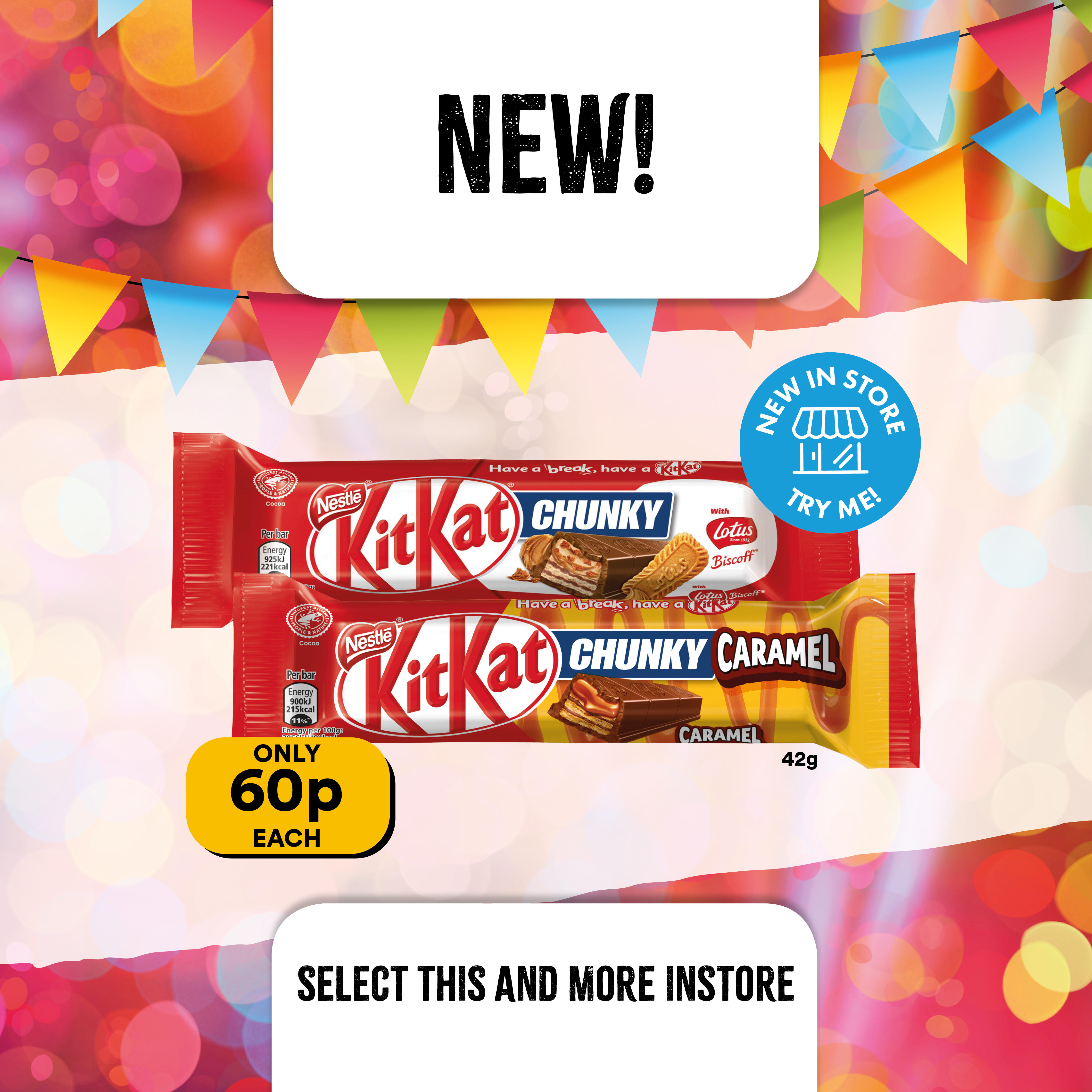 kitkat chunky biscoff Select Convenience Huddersfield 01484 541193
