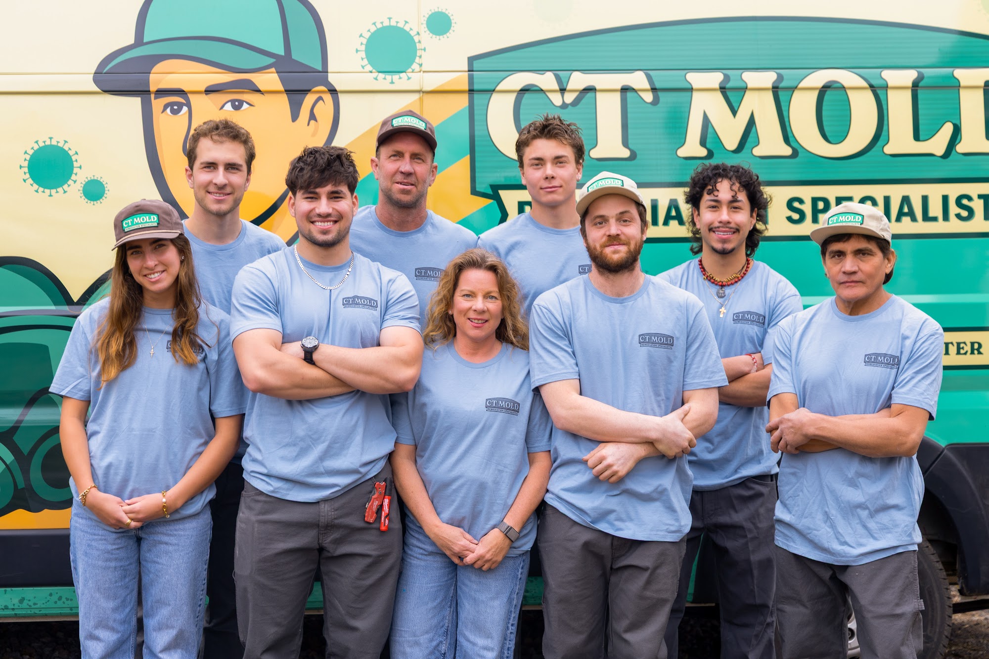 The family-owned CT Mold Remediation Specialists crew behind mold inspection and remediation work ac 