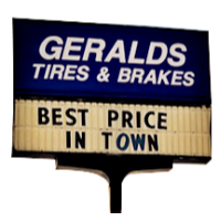 Gerald’s Tires & Brakes Logo