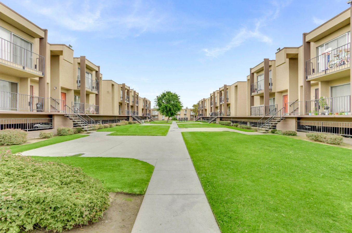 Long Concrete Walkway