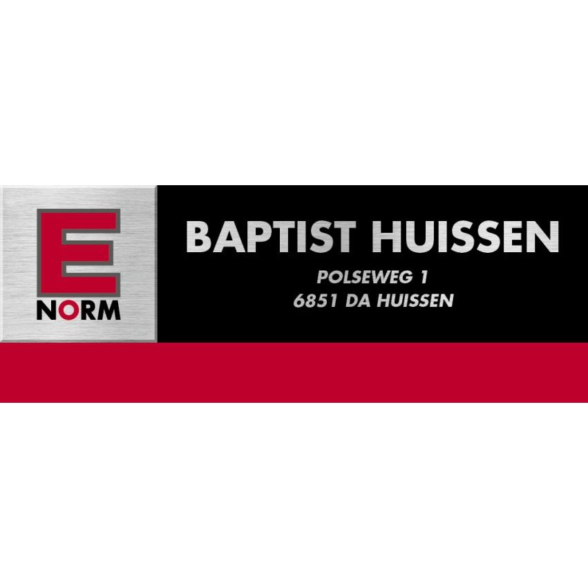 Baptist Huissen Gereedschap IJzerwaren Hout Logo