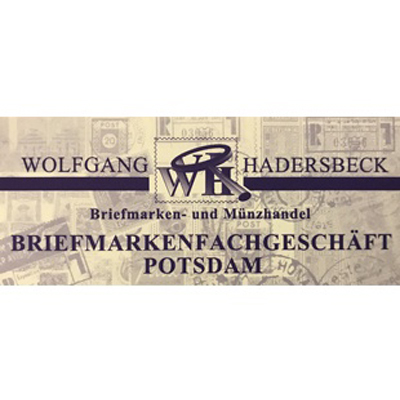 Wolfgang Hadersbeck Briefmarken- und Münzhandel in Potsdam - Logo