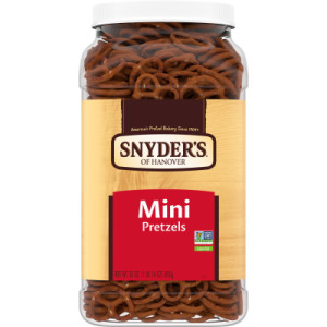 Snyder's of Hanover, Mini Pretzels, 30 Oz Canister featured image