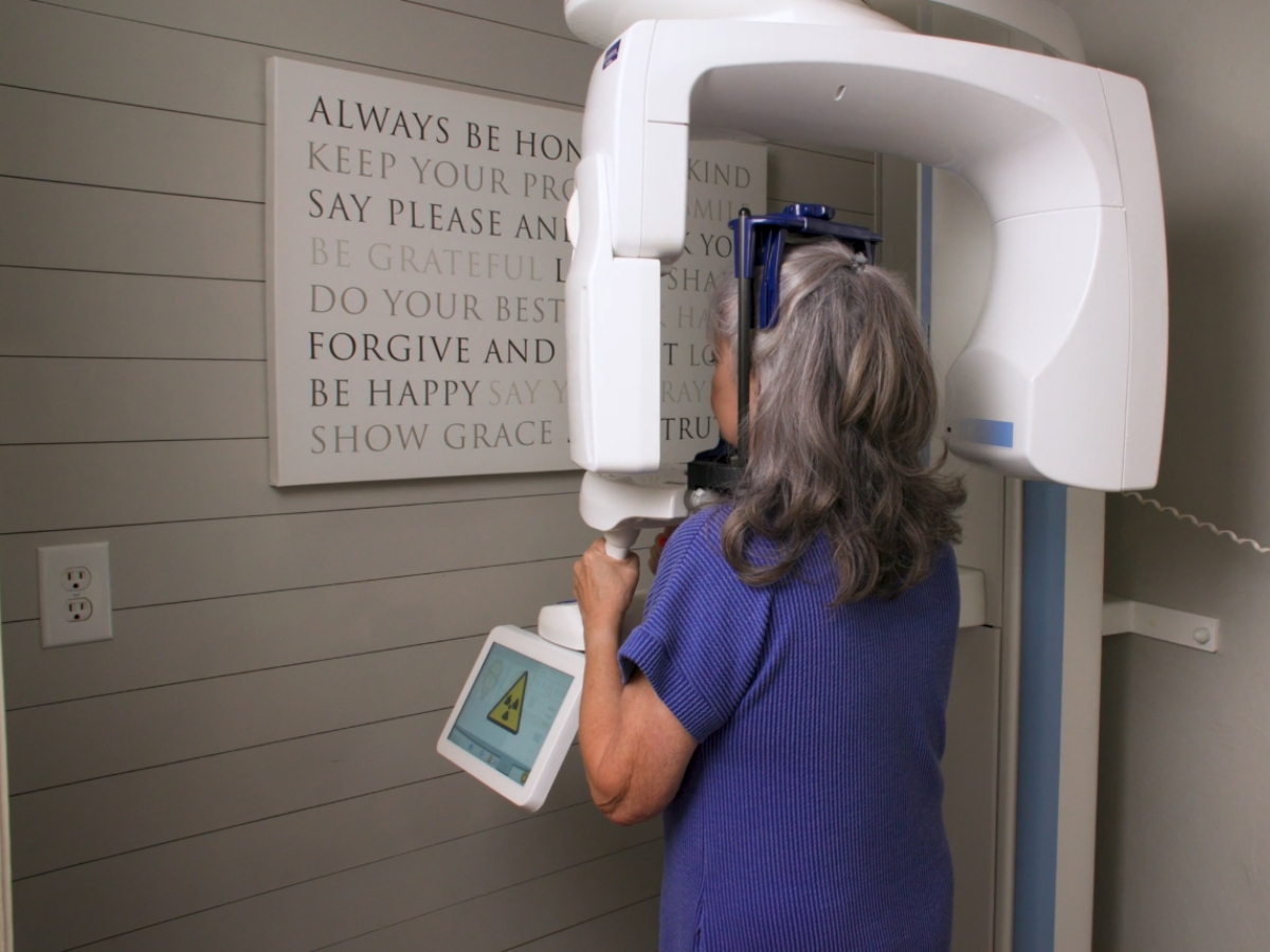Panoramic x-rays for diagnosing and treatment planning advanced dental procedures.

Above and Beyond 