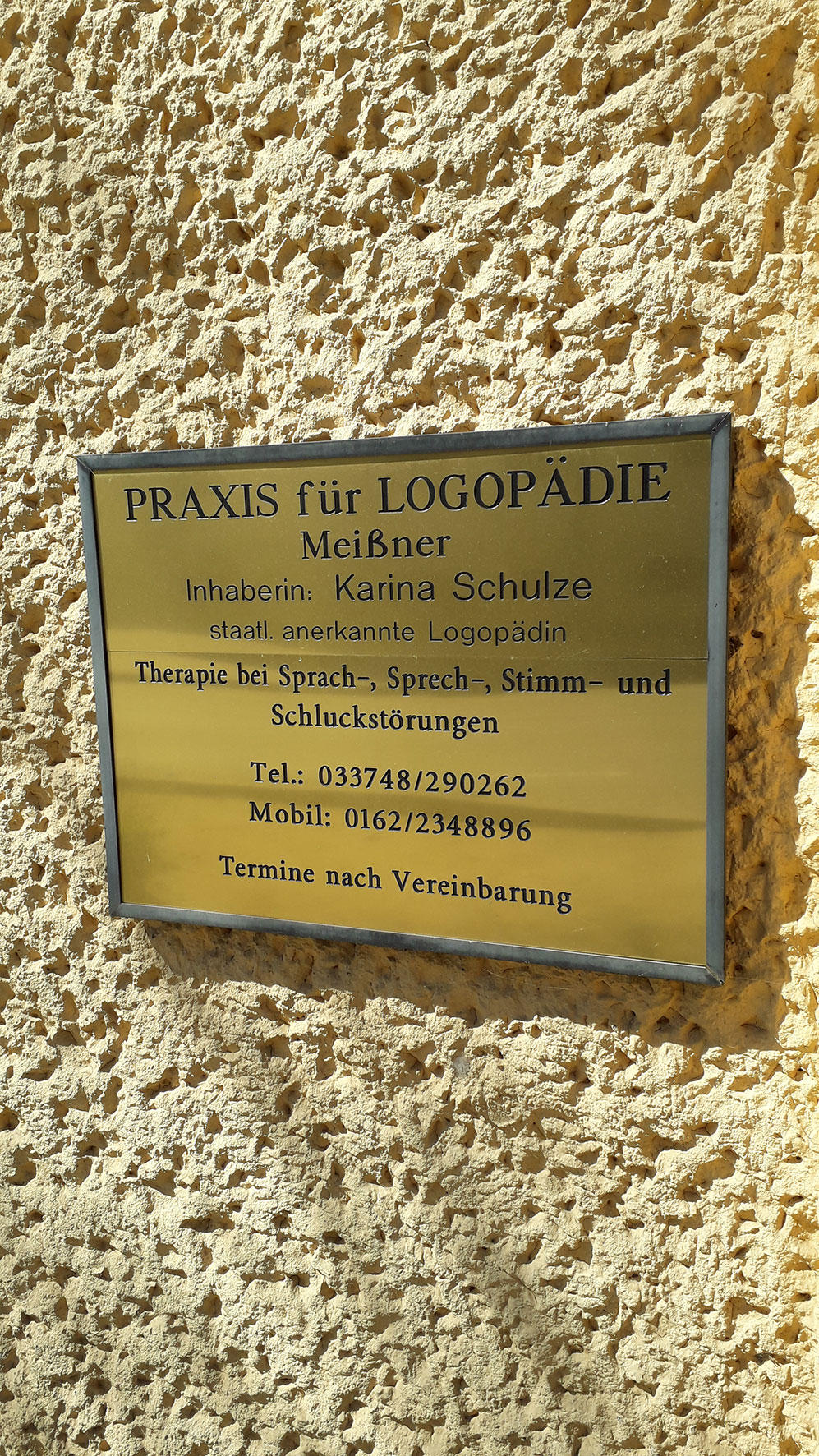 Praxis für Logopädie Meißner Inh. Karina Schulze, Großstraße 19 in Treuenbrietzen
