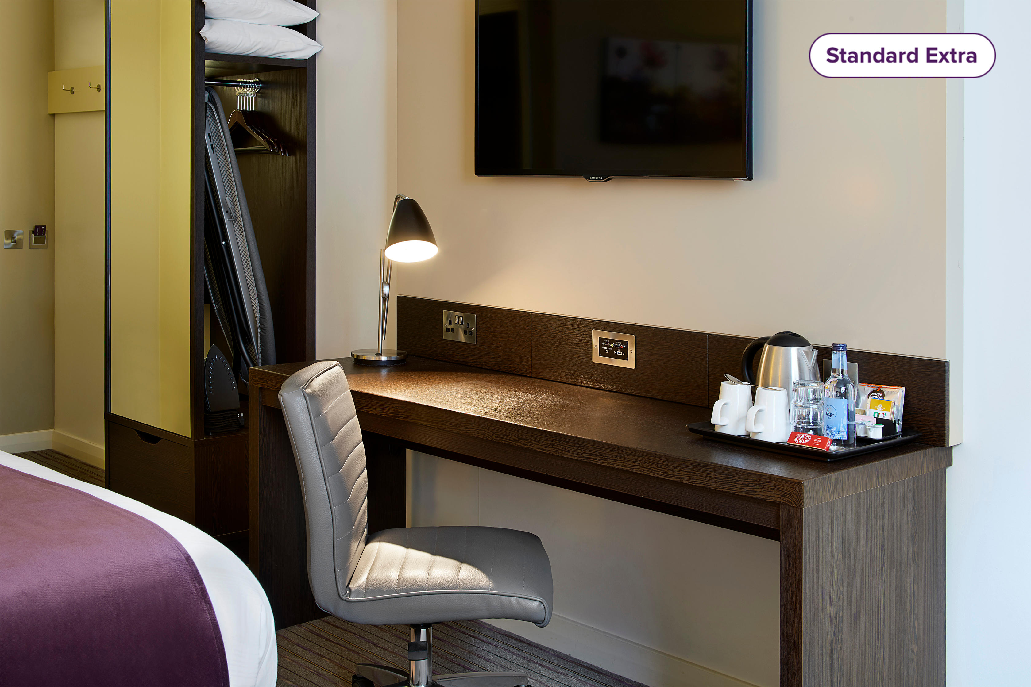 Standard Extra Bedroom with TV Premier Inn Newcastle City Centre Millennium Bridge hotel Newcastle upon Tyne 03333 211345