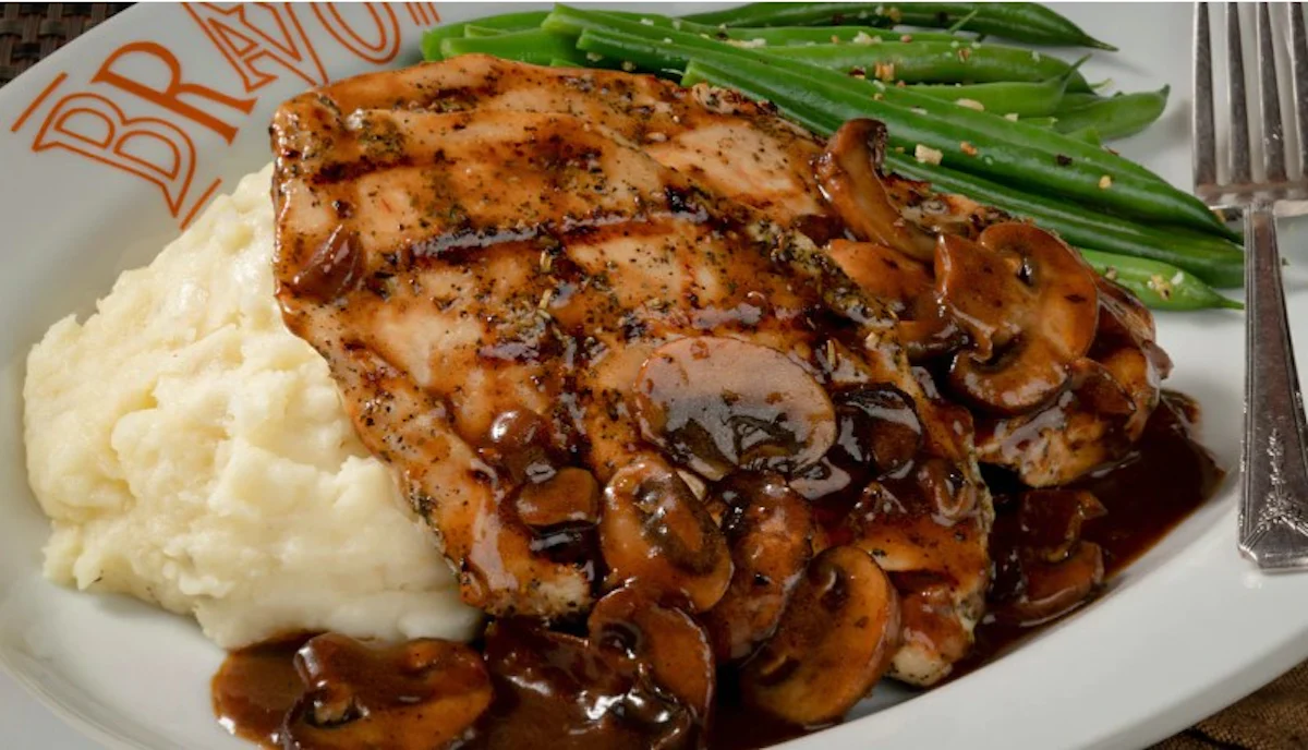 Grilled Chicken Marsala - Entrées