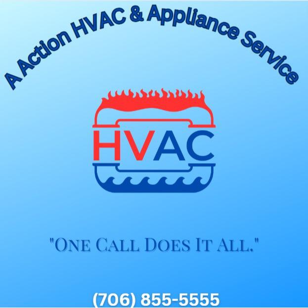 A Action HVAC & Appliance Service and Repair Logo