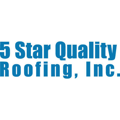 5 Star Quality Roofing Logo