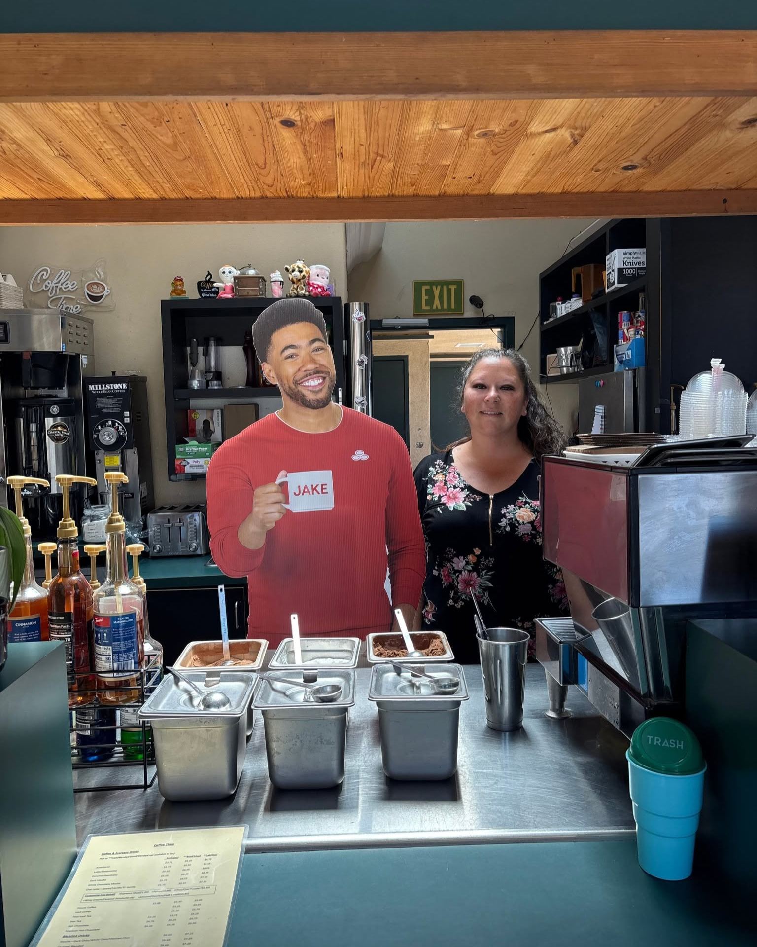This week's WhereIsJakeWednesday highlights local favorite Coffee Time! Serving us since 2009, it has a new owner: longtime employee Ashley! Pull up for a quick caffeine fix - from lattes to Red Bulls, she has you covered.