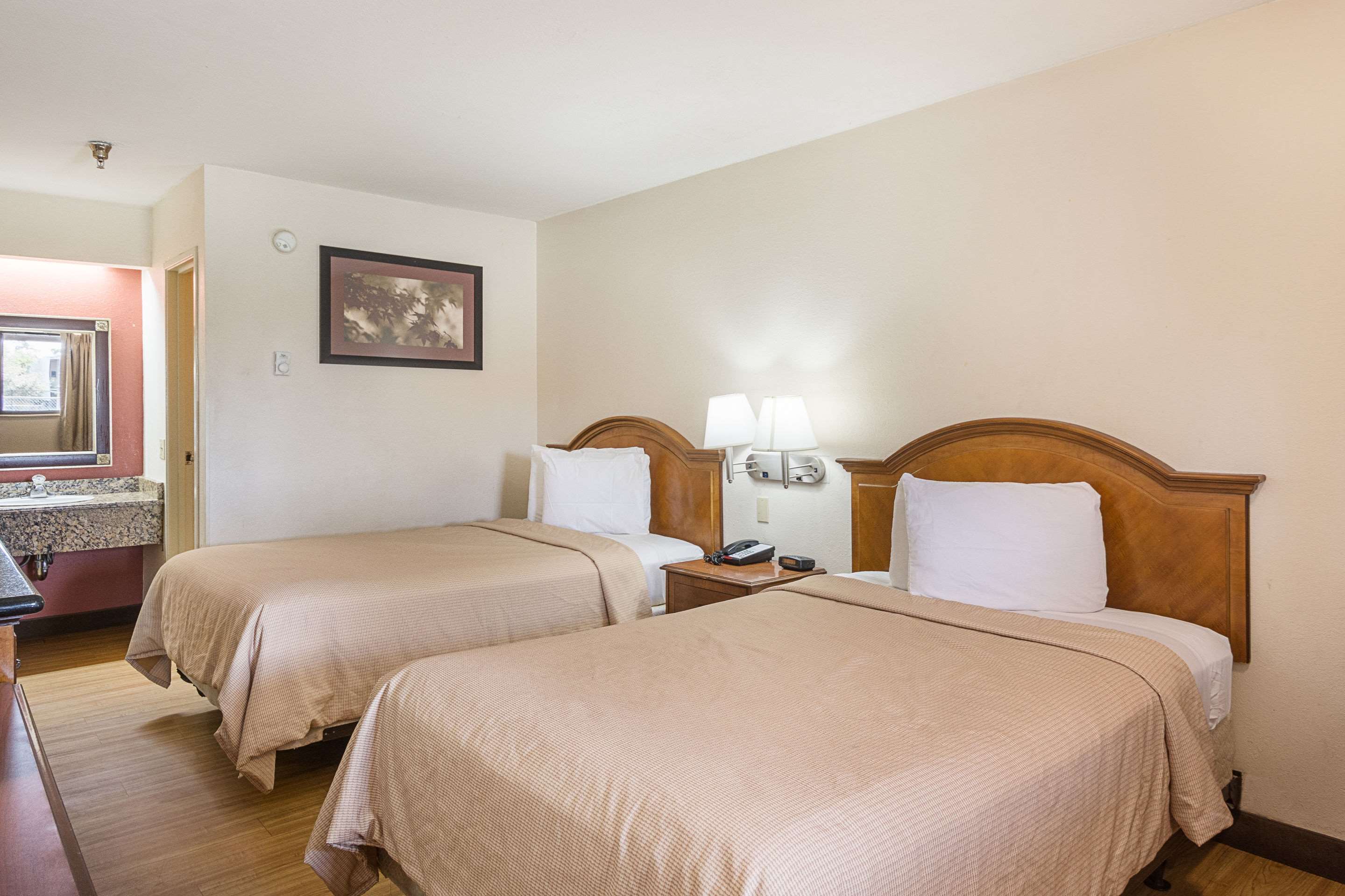 Guest room with two beds