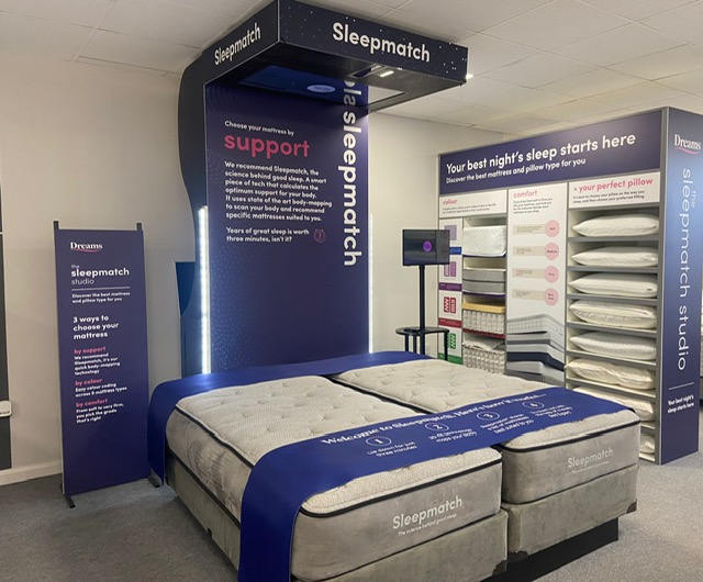 Head in-store for the full Sleepmatch™ experience. Our unique Sleepmatch™ technology matches you with your perfect bed.