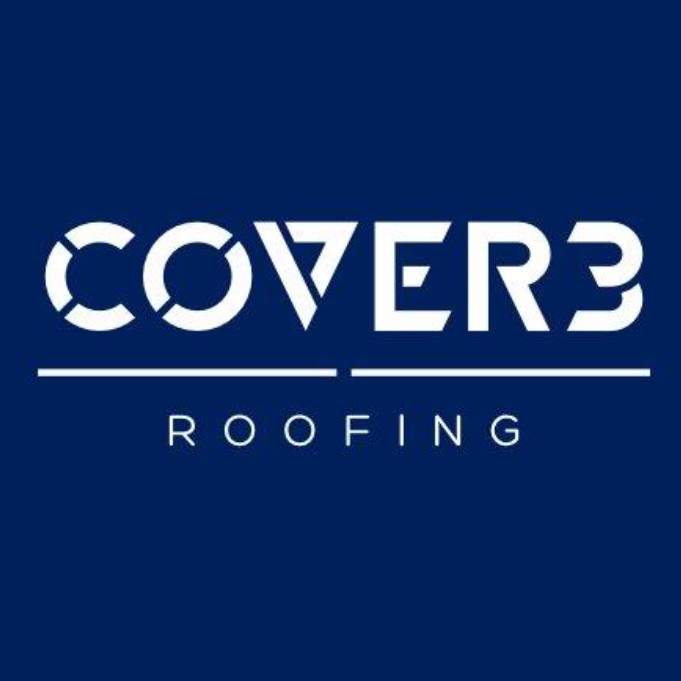 Cover 3 Roofing and Construction Logo