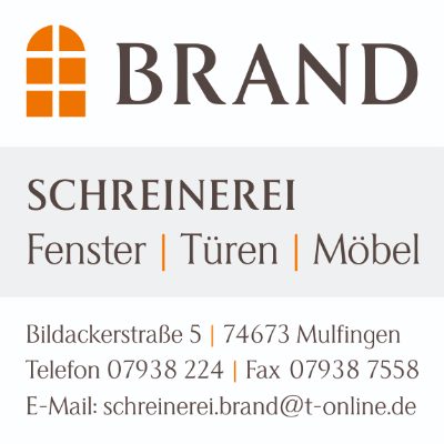 Logo Schreinerei Brand