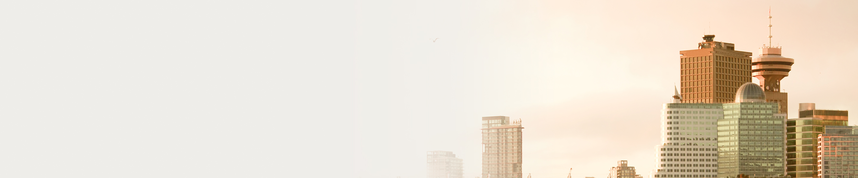 Office buildings in downtown Vancouver.