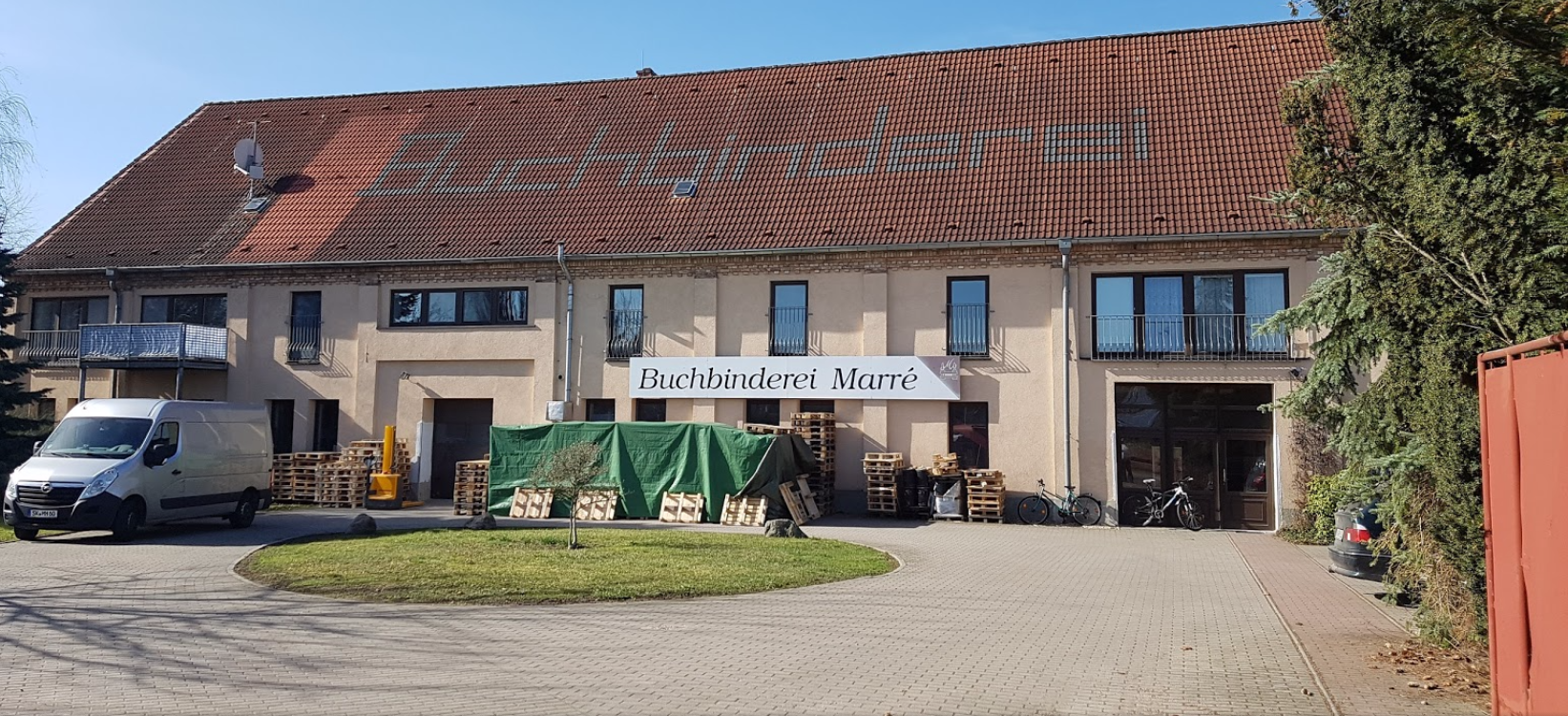 Buchbinderei Marré, Bahnhofstr. 7 in Teicha