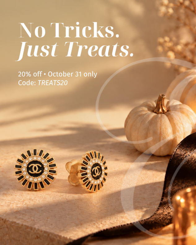 No Tricks, Just Treats at Eliana Curated. Enjoy 20% off on October 31 only with code TREATS20. Discover elegant jewelry and curated finds in Old Town Alexandria and treat yourself to something special.