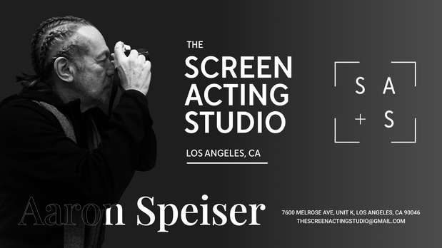 Images Aaron Speiser - The Screen Acting Studio
