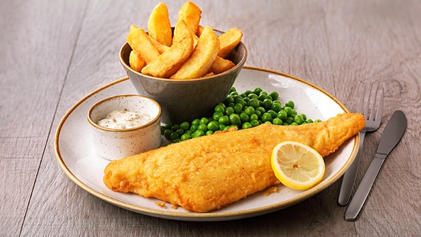 Hand-Battered Fish & Chips Tesco Cafe Saffron Walden 03456 779591