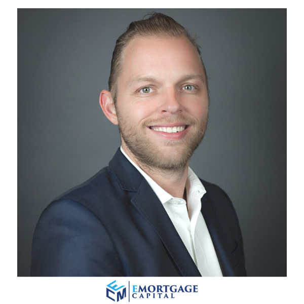 Justin Bermingham, E Mortgage Capital Logo