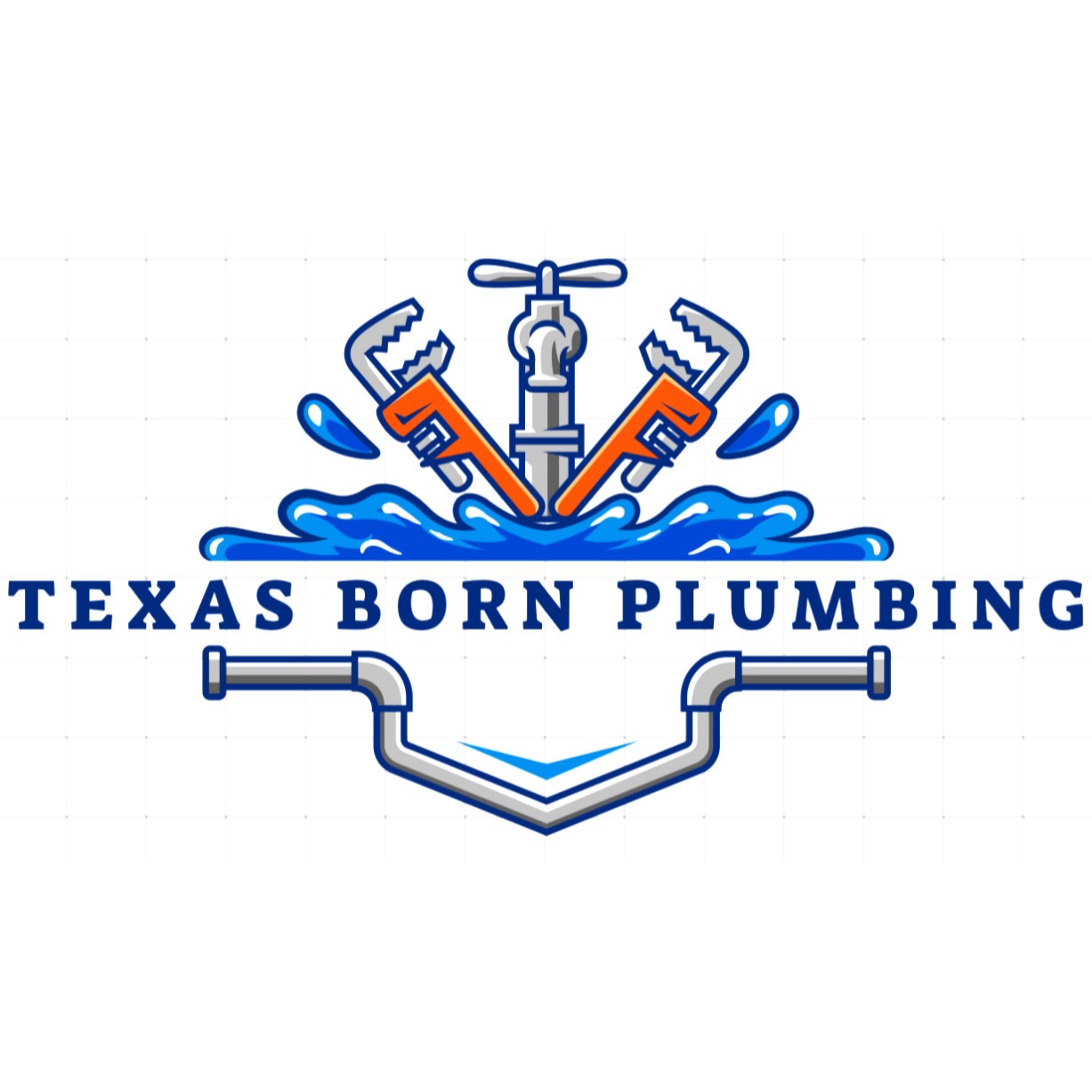 Texas Born Plumbing Logo