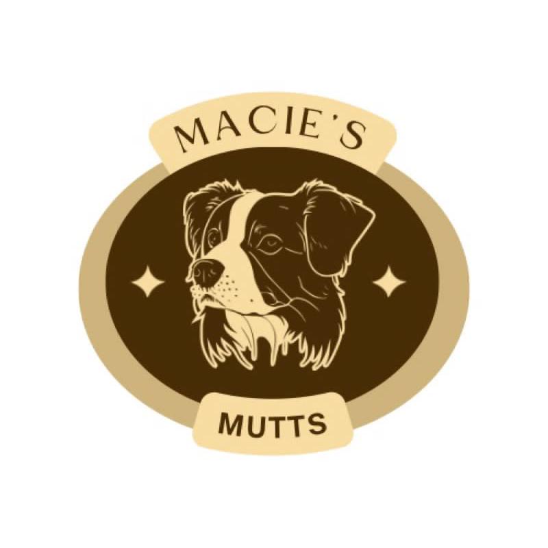 LOGO Macie's Mutts Dog Walking Lockerbie 07565 570584