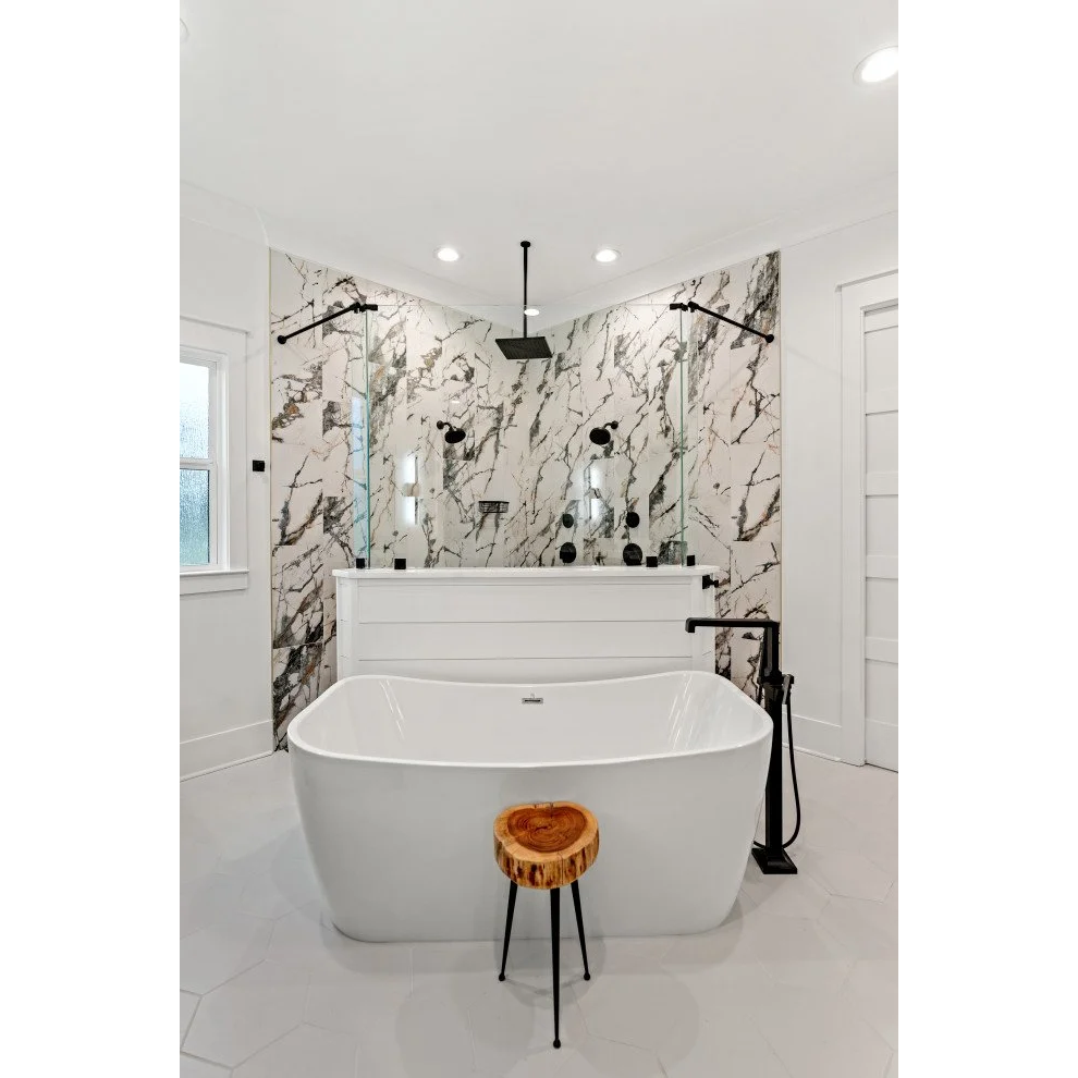 Landman Construction finished bathroom remodel in Maryville Tennessee. 