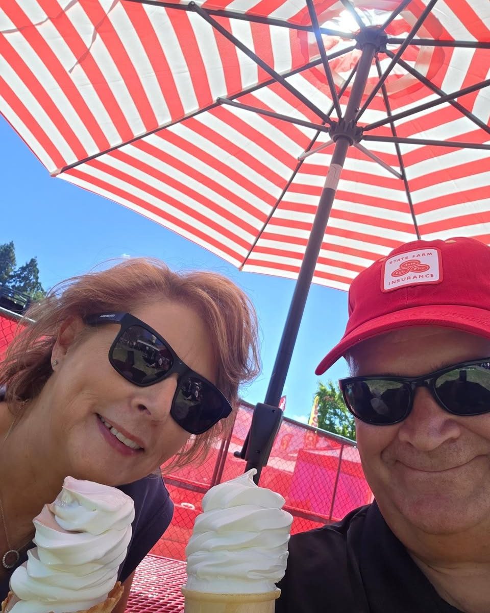 Oregon State Fair, State Farm, free hats, and of course, Women Dairy Farmers ice cream! What a fun day!