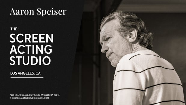 Images Aaron Speiser - The Screen Acting Studio