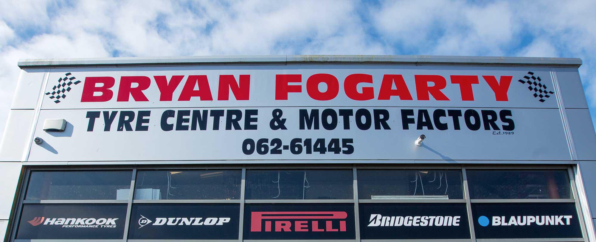 Bryan Fogarty Tyres and Motor Factors Tipperary (062) 61445