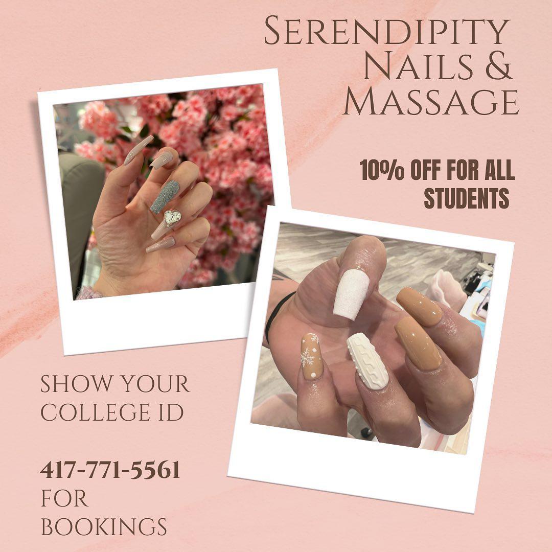 Serendipity Nails and Massage Logo
