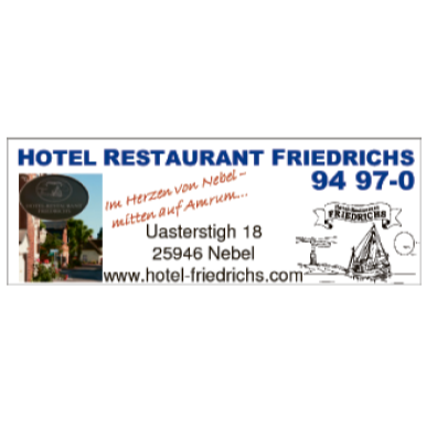 Logo Hotel & Restaurant Friedrichs