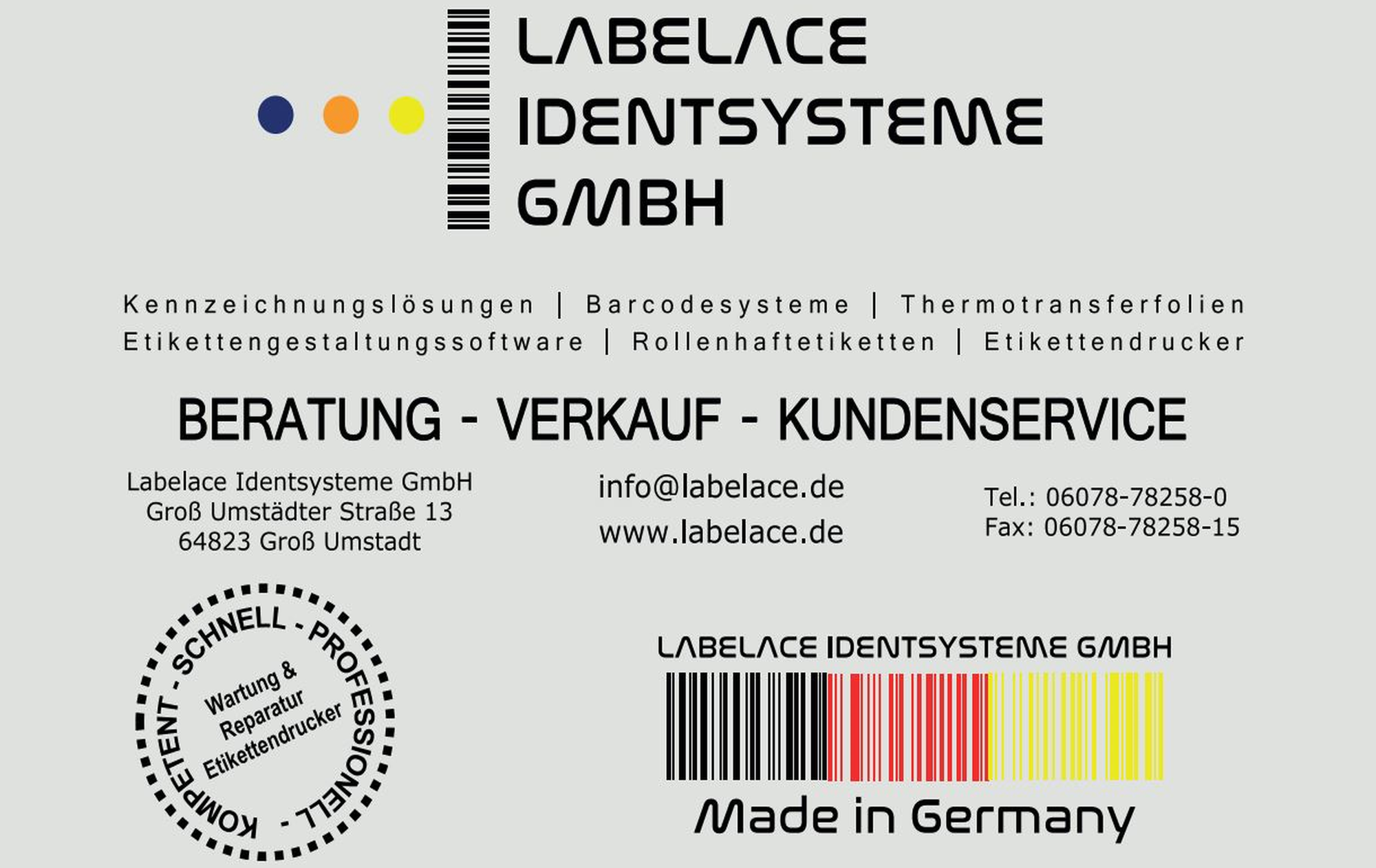 Labelace Identsysteme GmbH, Groß-Umstädter Straße 13 in Groß-Umstadt