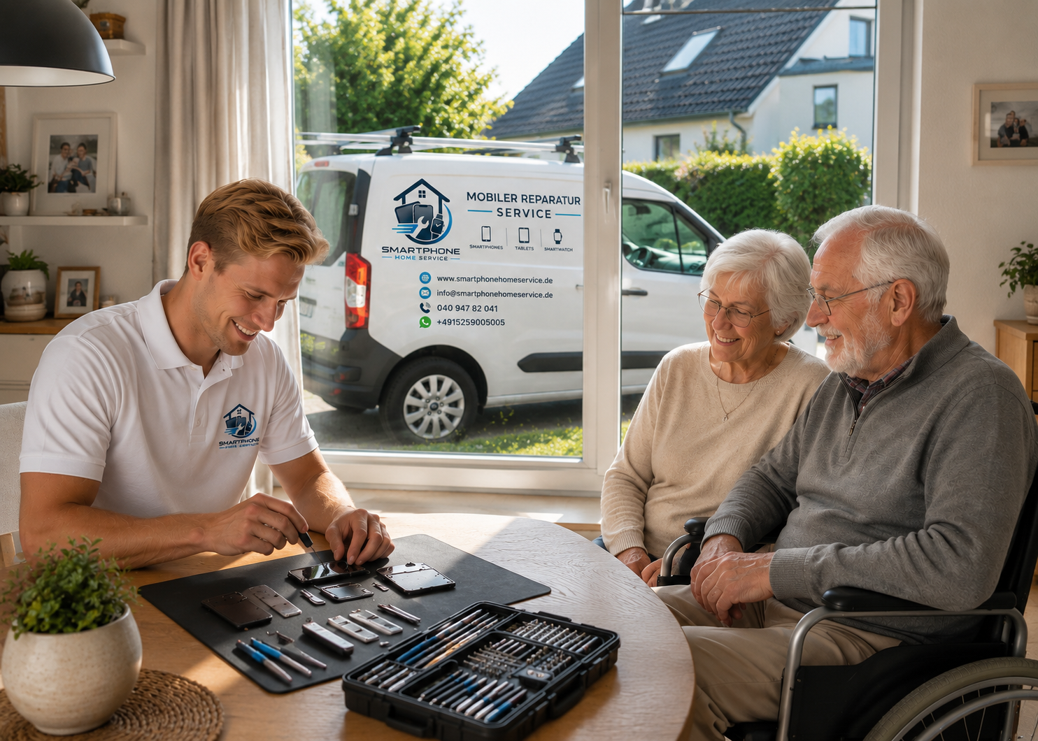 Smartphone Homeservice in Hamburg